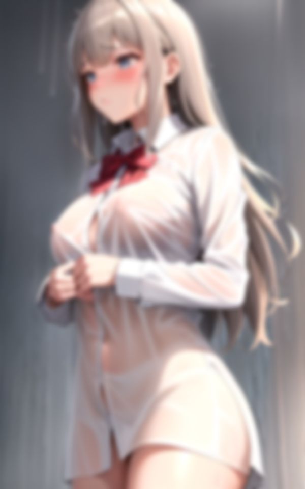 サンプル画像5:突然の豪雨でズブ濡れ…帰れなくなったノーパンノーブラ女◯◯生(ネオン夢想家たち) [d_405357]