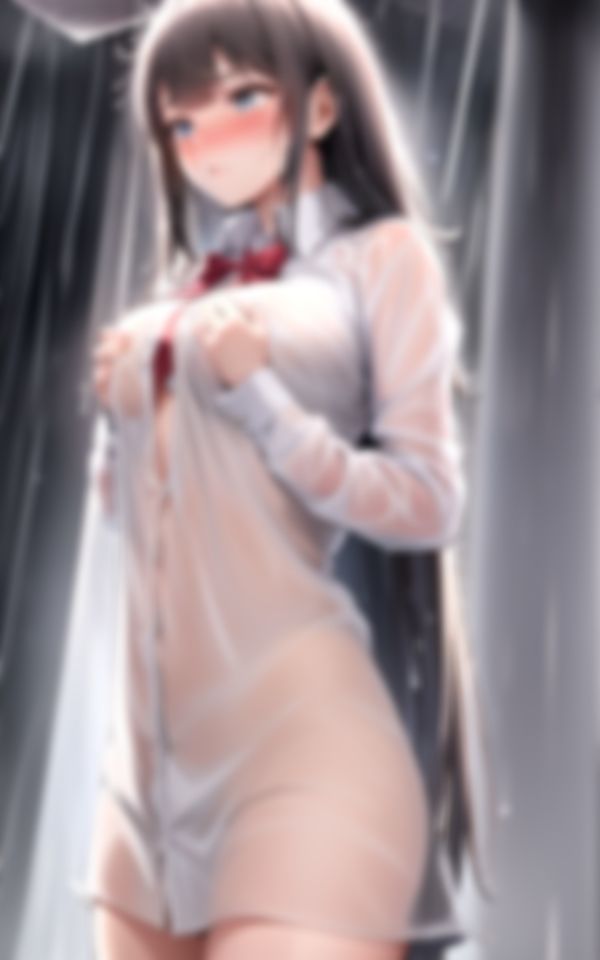 サンプル画像5:節外れのゲリラ豪雨でびしょ濡れになった幼馴染とお互い興奮して…(セクシャルシミュレーションサーガ) [d_405370]