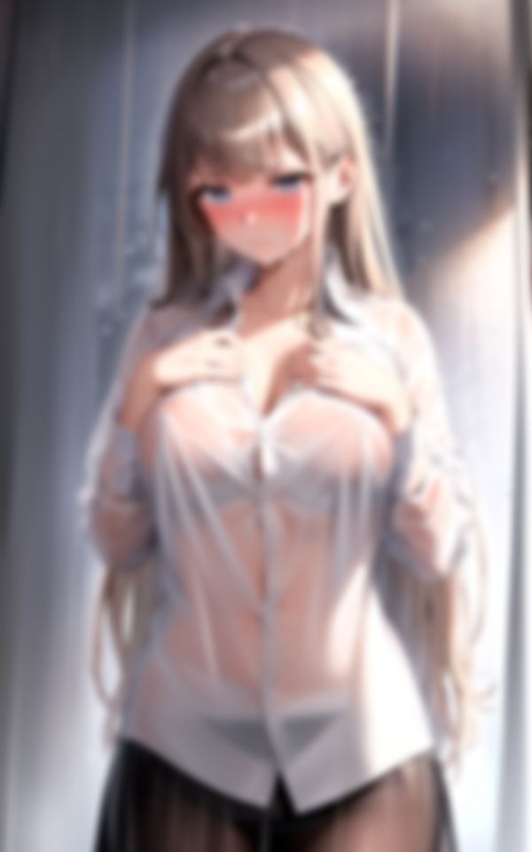 サンプル画像6:節外れのゲリラ豪雨でびしょ濡れになった幼馴染とお互い興奮して…(セクシャルシミュレーションサーガ) [d_405370]