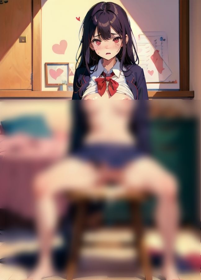 サンプル画像3:最近の学生変態でエッチ大好き「エッチ気持ちいい」(AIが中出し！？) [d_405398]