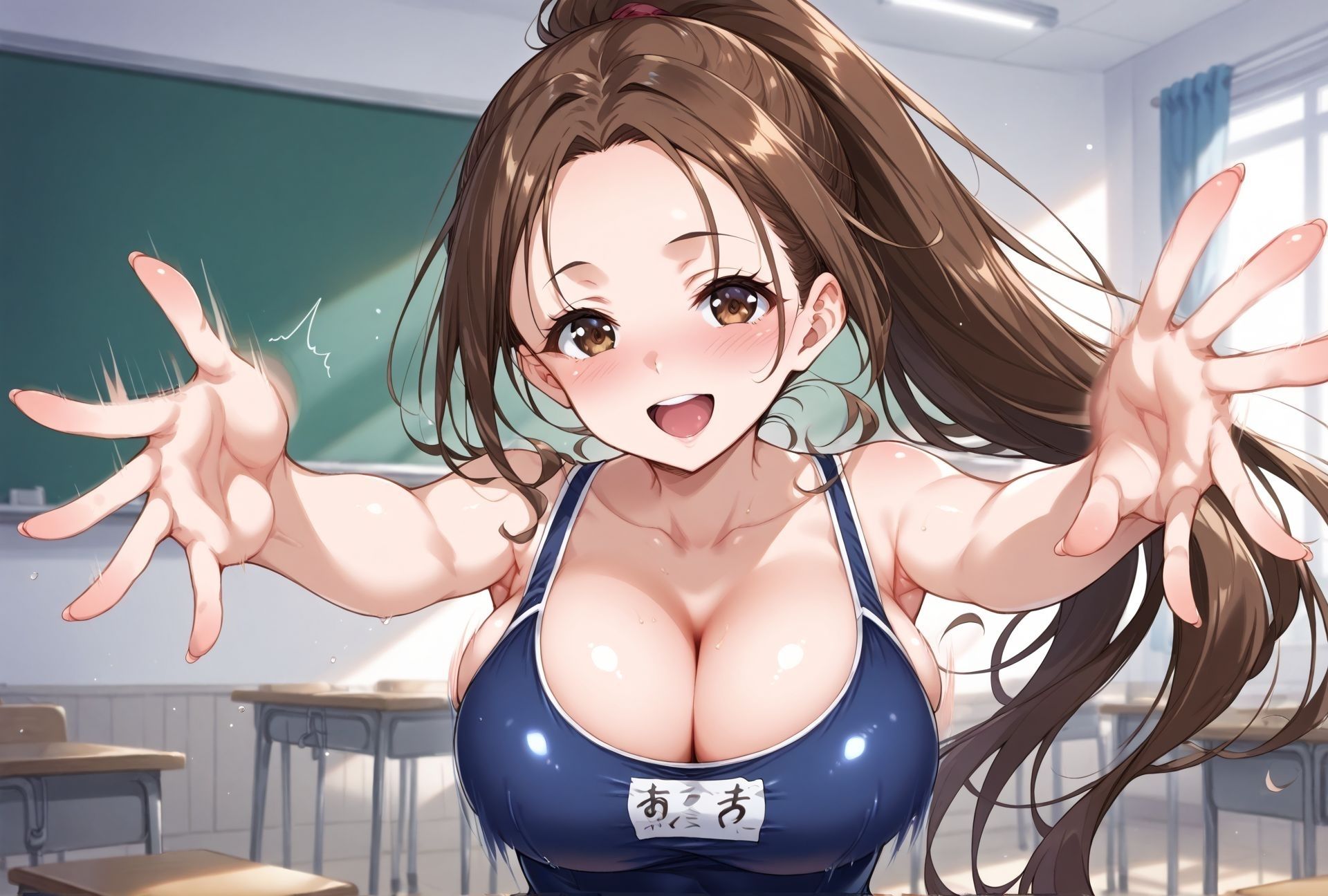 サンプル画像1:夏の授業(赤ちん) [d_405421]