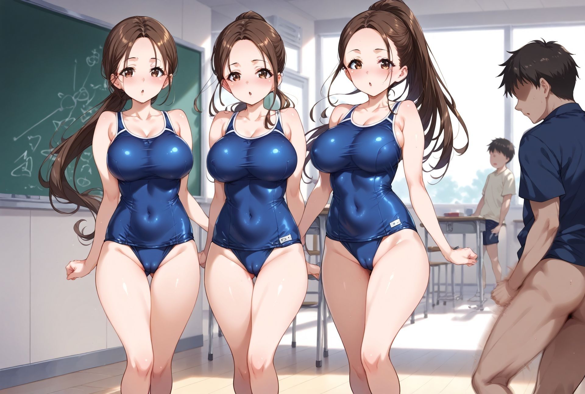 サンプル画像2:夏の授業(赤ちん) [d_405421]