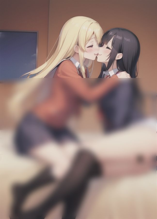 サンプル画像5:制服レズ「女子校はレズだらけ…」(bizz) [d_405459]