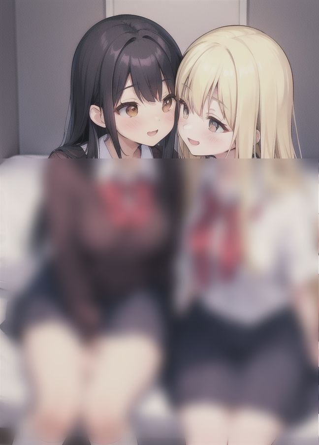 サンプル画像5:女の子の花園’百合学園’「まだキスだけの関係」(AIサークル) [d_405461]