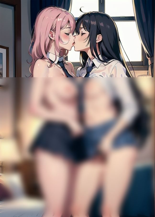 サンプル画像1:いきなり百合「突然、女の子にキスされた」(修羅場) [d_405463]