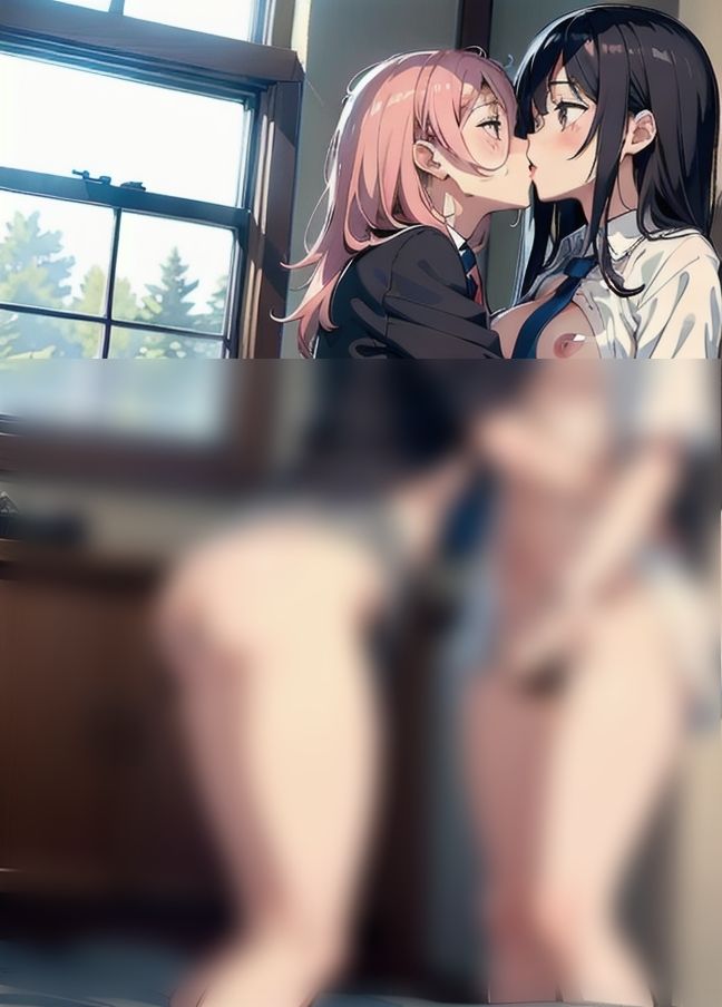 サンプル画像2:いきなり百合「突然、女の子にキスされた」(修羅場) [d_405463]