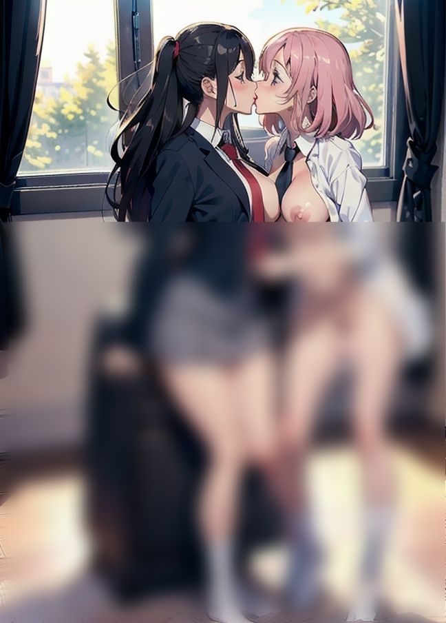 サンプル画像3:いきなり百合「突然、女の子にキスされた」(修羅場) [d_405463]