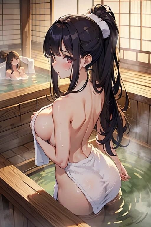 サンプル画像2:温泉旅行でイチャイチャできた巨乳人妻たち(fundreamer) [d_405560]