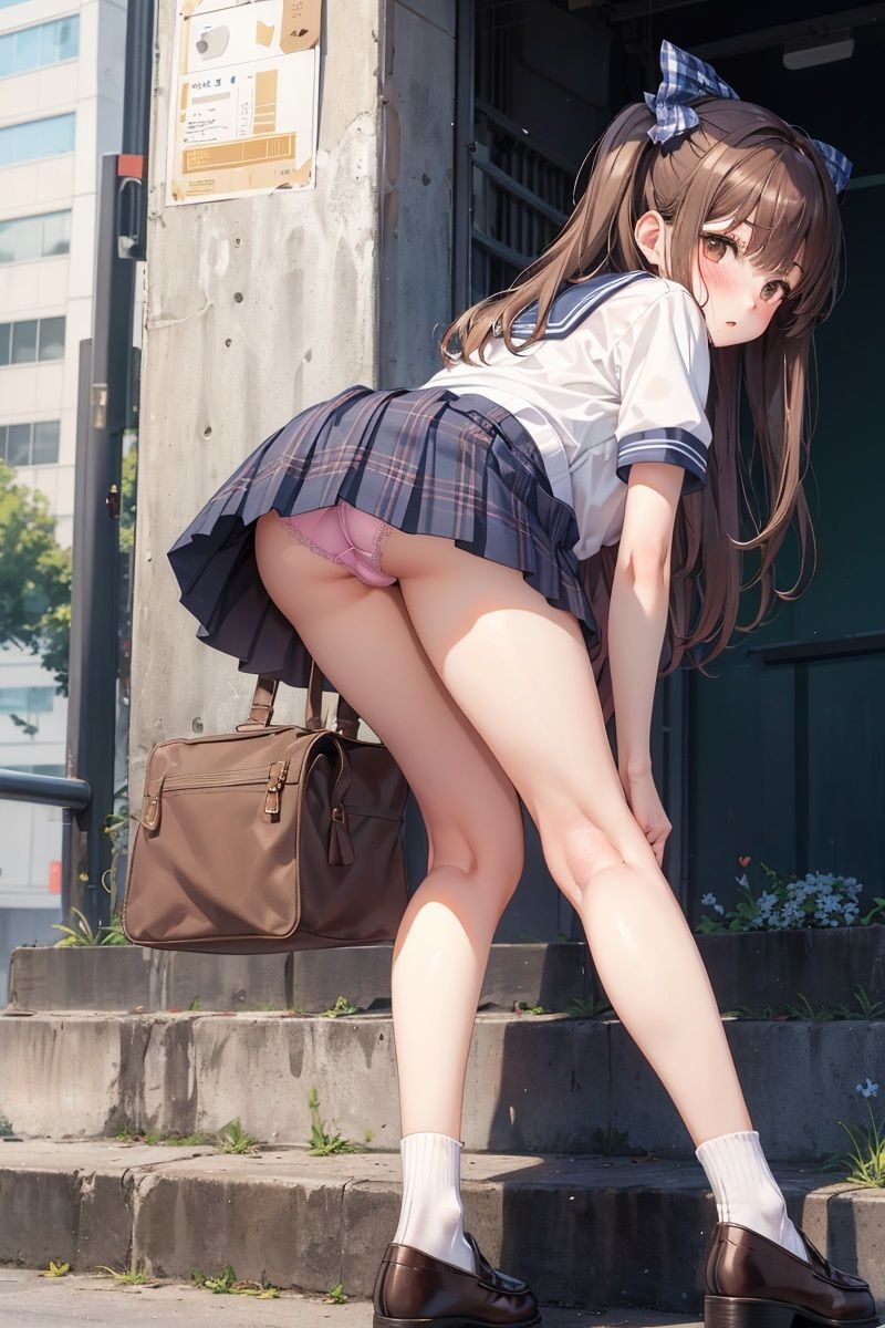 サンプル画像4:むっちりJK魅惑のパンチラ〜誘惑のチラリズム〜(My World) [d_405620]