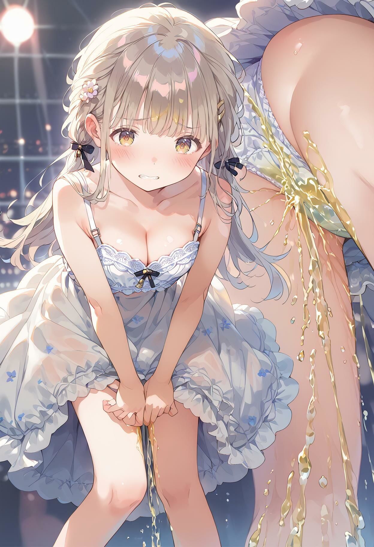 サンプル画像2:かわいいアイドルがステージでおもらし(AI_Peeパンティ) [d_405672]