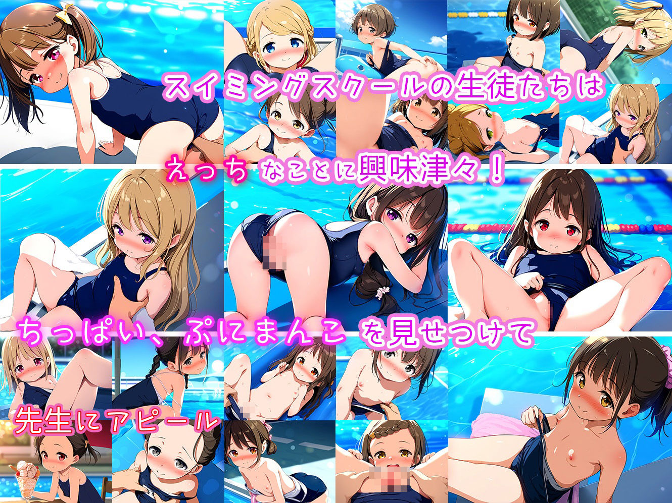 サンプル画像1:おちんちん大好きっこ〜スイミングスクール編〜(イヤよイヤよも好きのうち) [d_405688]