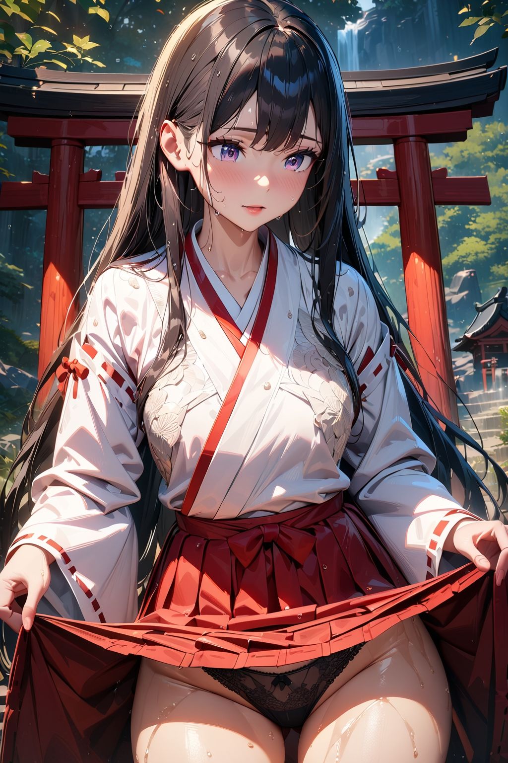 サンプル画像4:巫女 -濡-(KUMAI) [d_405707]