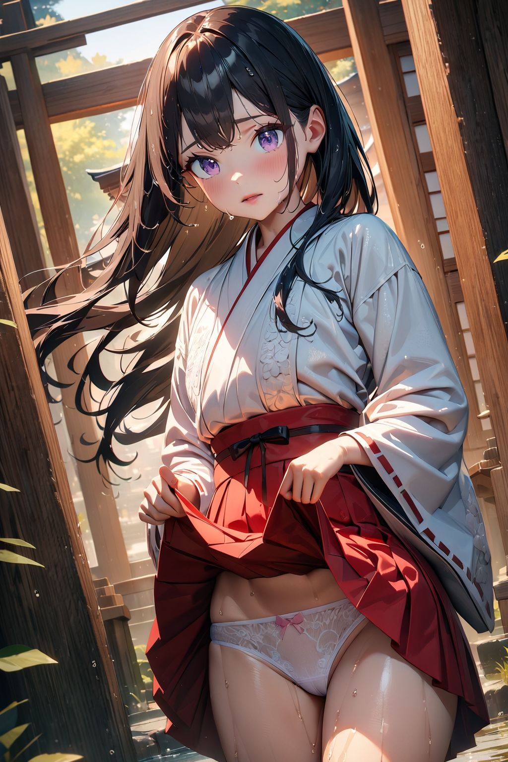 サンプル画像5:巫女 -濡-(KUMAI) [d_405707]