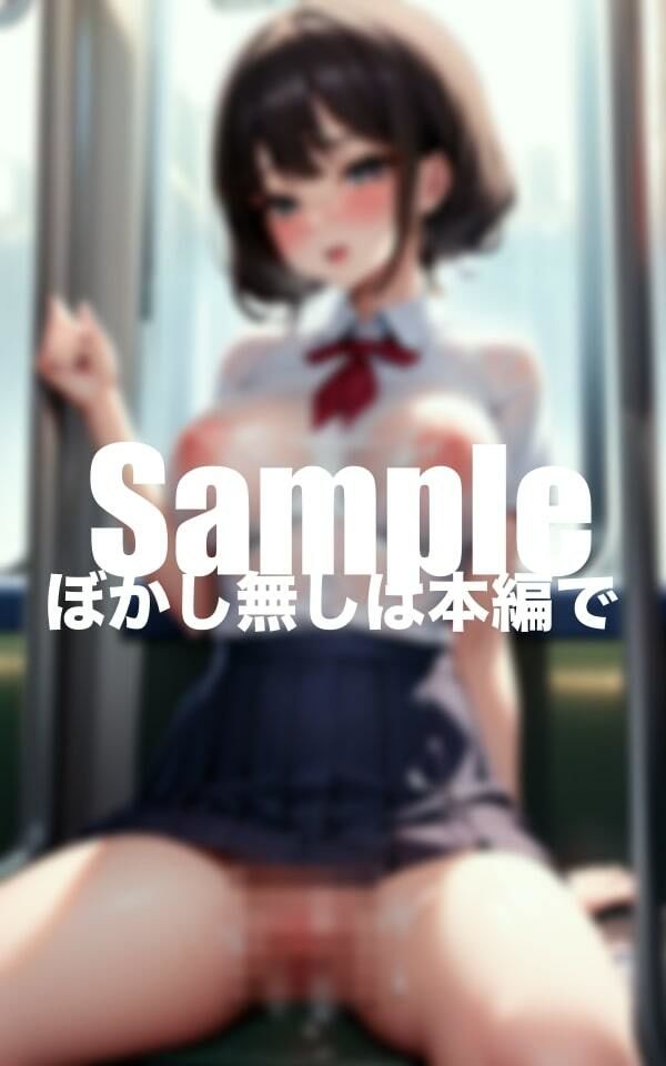 サンプル画像2:電車内で美女に中◯し(チチラ) [d_405759]