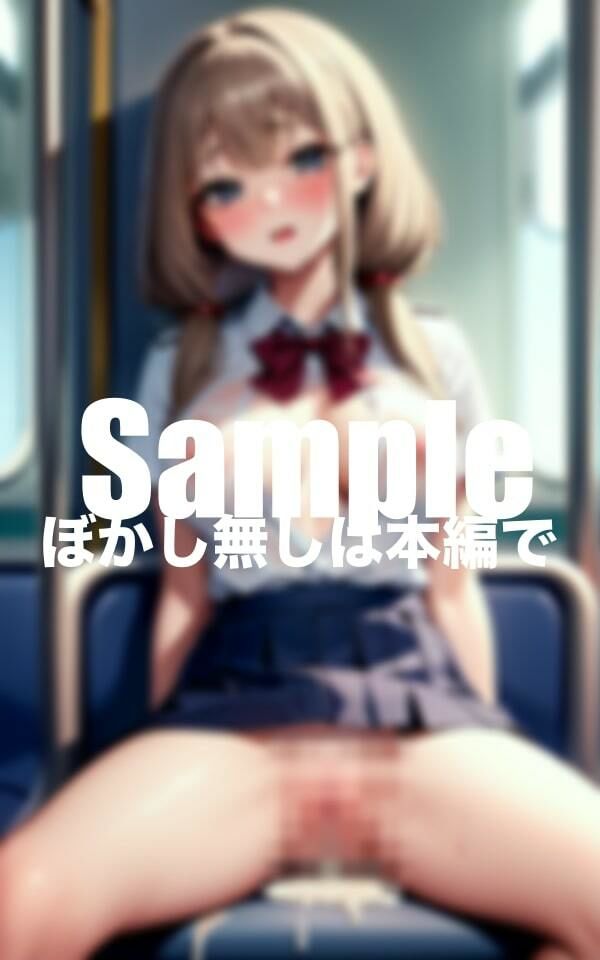 サンプル画像3:電車内で美女に中◯し(チチラ) [d_405759]