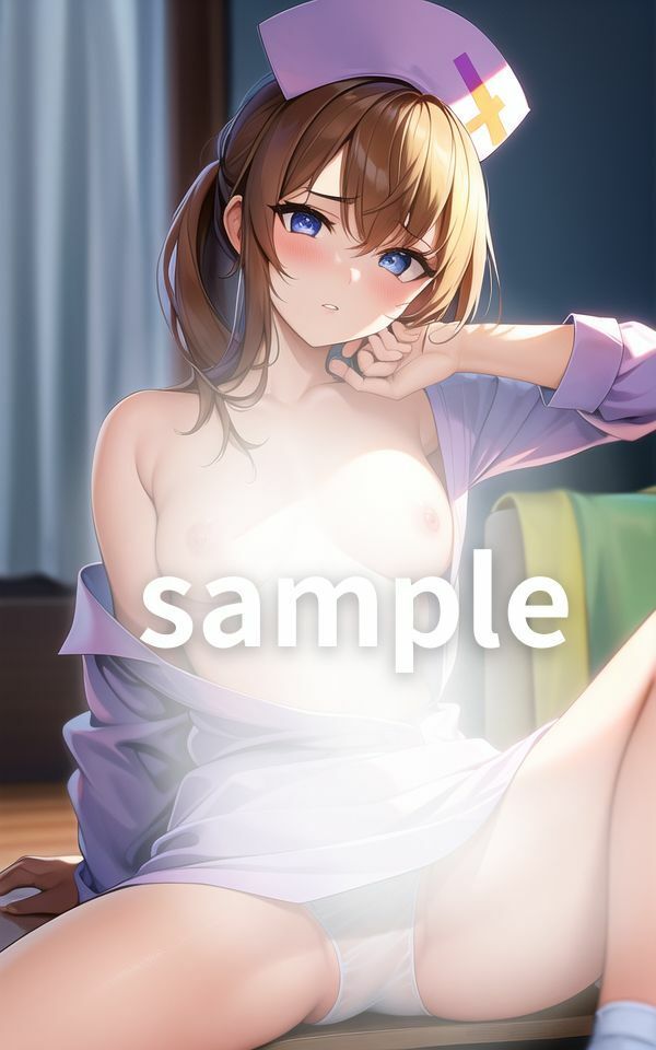 サンプル画像1:私のおっぱい君だけに見せてあげる〜ナース編〜(AI美女まとめ) [d_405779]