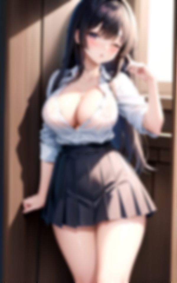 サンプル画像3:しぐさがエッチで可愛い恥じらい美女学生コレクション(AIおとは) [d_405806]