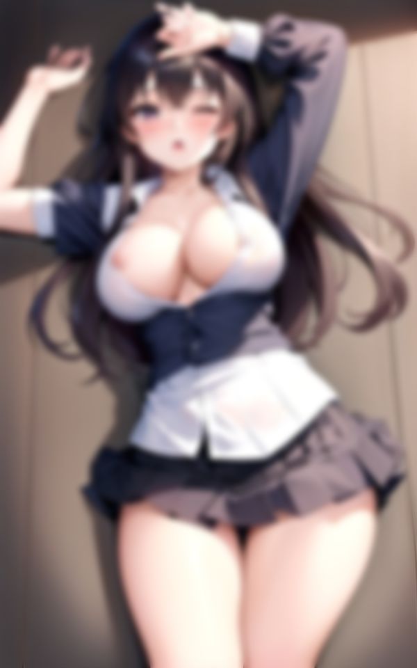 サンプル画像4:しぐさがエッチで可愛い恥じらい美女学生コレクション(AIおとは) [d_405806]