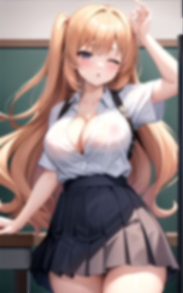 サンプル画像5:しぐさがエッチで可愛い恥じらい美女学生コレクション(AIおとは) [d_405806]