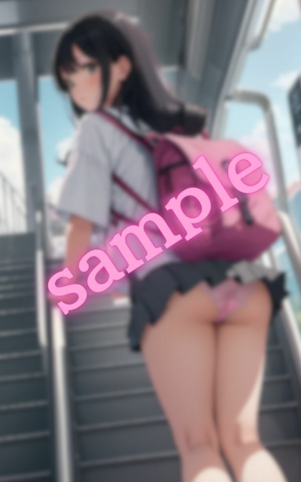 サンプル画像3:私のパンツみたい？いいよ・・見せてあげる(誘惑してくる美人ギャル) [d_405833]