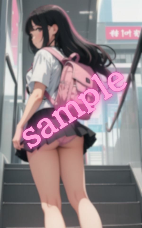 サンプル画像5:私のパンツみたい？いいよ・・見せてあげる(誘惑してくる美人ギャル) [d_405833]