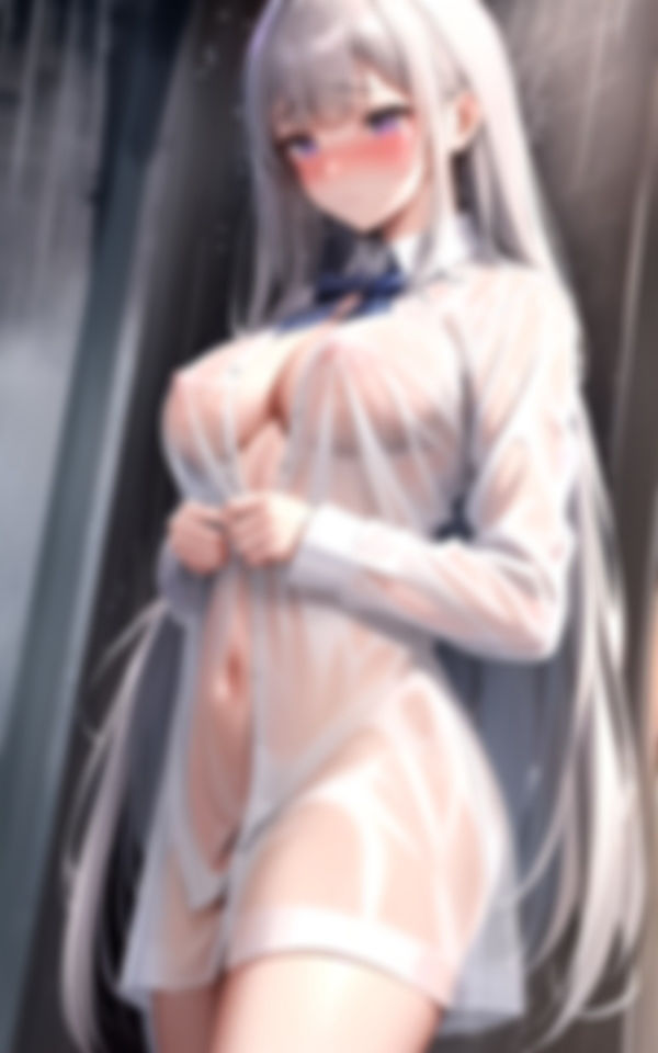 急な豪雨でびしょびしょになった女の子を助けたら…のサンプル画像 6