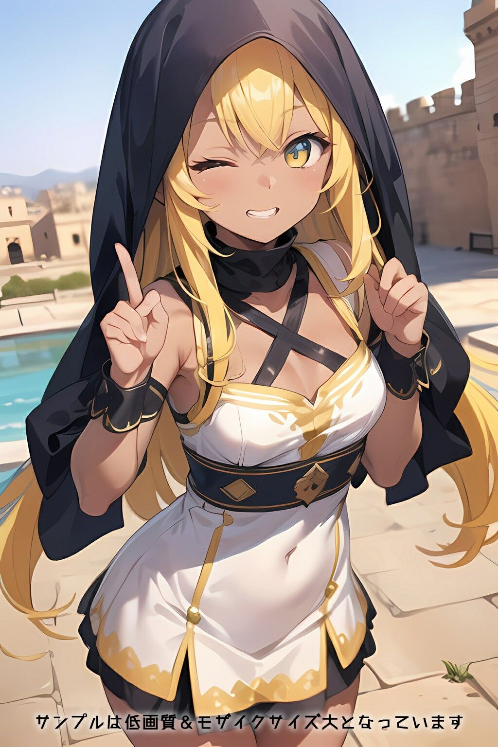 サンプル画像1:半裸繚乱 民族衣装編 ＃03(0番のりば) [d_405978]