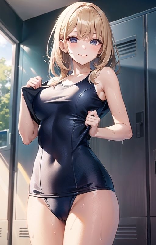 サンプル画像4:ピチっとスク水パラダイス 〜美少女たちの輝く水着ライン〜(ai生成で中出し天国) [d_405991]