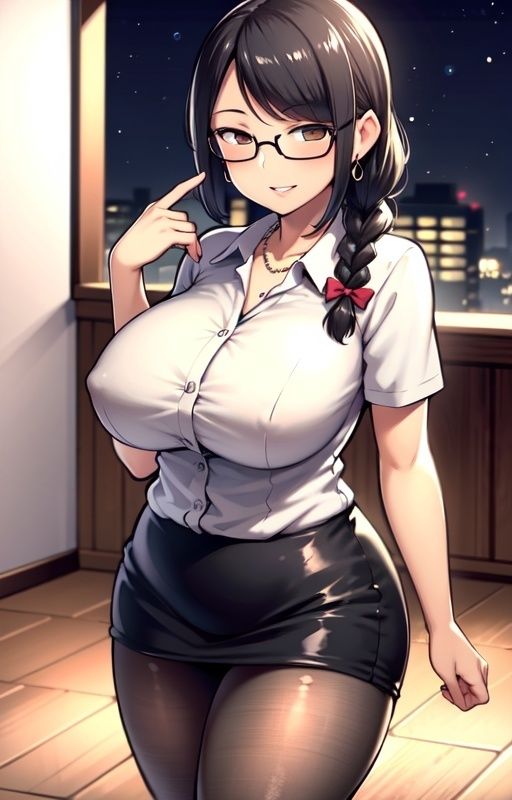 サンプル画像1:中出し上等！淫乱女部長と社内での情事123連発！(やらシコ) [d_406015]