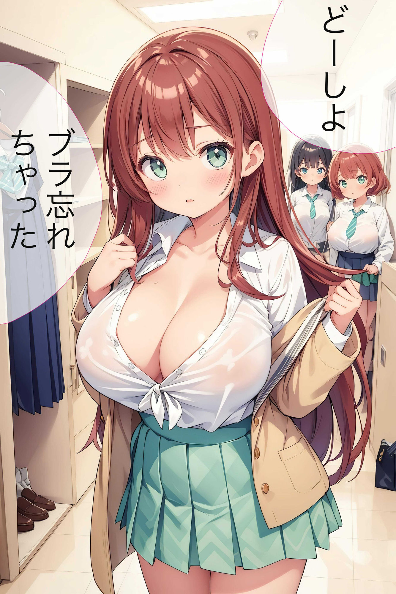 サンプル画像4:巨乳学園生活はエッチな事件がいっぱい！(楽園の扉) [d_406047]