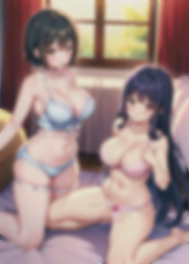 サンプル画像1:旦那に秘密の関係。平日はお互いの家でレズセ！(美女の館) [d_406114]