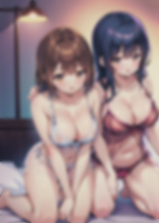 サンプル画像5:旦那に秘密の関係。平日はお互いの家でレズセ！(美女の館) [d_406114]