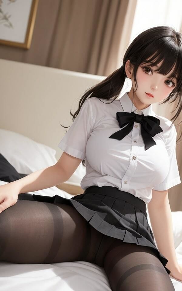 サンプル画像2:好きなんですか？パンスト？(AIラボ) [d_406121]