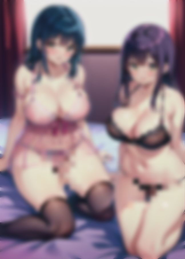 サンプル画像5:おばさんレズ「クソ変態なネグリジェを着ておまん◯イキまくり」(AIサークル) [d_406192]