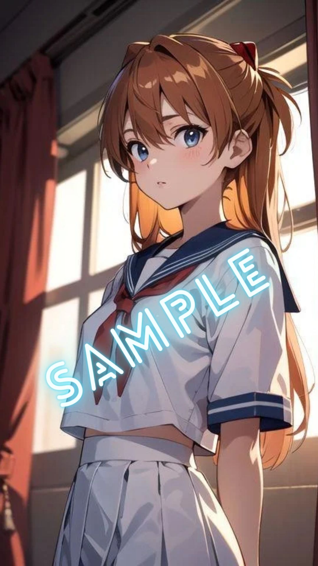 サンプル画像3:新世紀エヴァ◯ゲリオン 惣流・ア◯カ・ラングレー風 画像集(パンティー旅情) [d_406233]