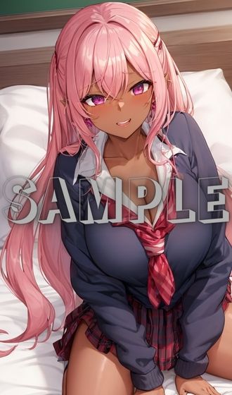 サンプル画像2:ギャルズ★ハ○スクール(くりまん中) [d_406309]