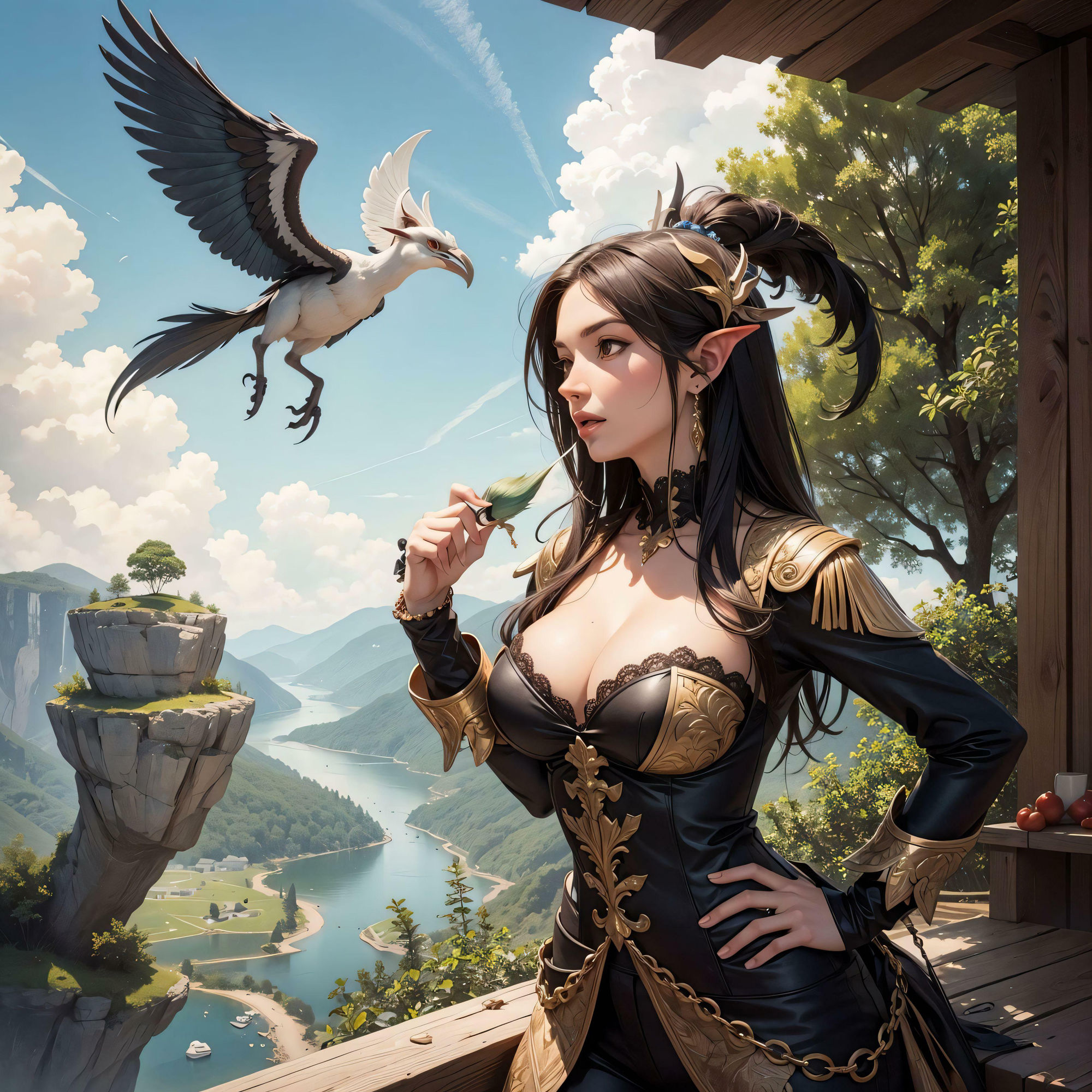 サンプル画像5:羽乳(おとぎばなしのかぎしっぽ) [d_406362]