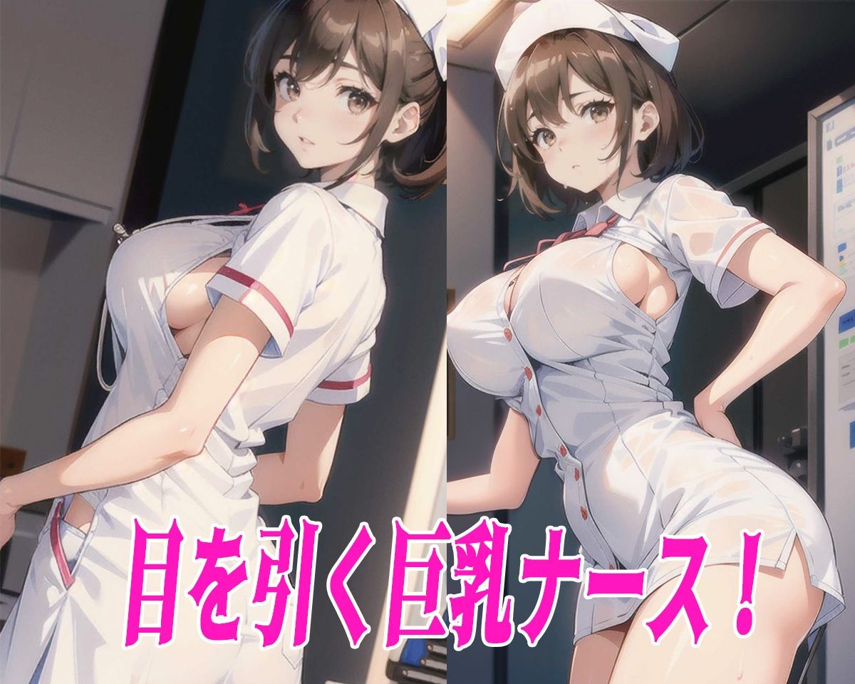 サンプル画像1:巨乳ナース(369) [d_406393]