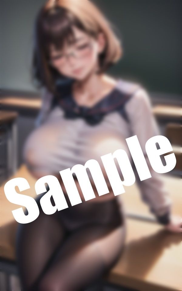 サンプル画像2:爆乳処女の妄想〜セーラー服姿のデカぱいの美少女が淫らな姿で妄想中…「エッチなことしてみたい」(妄想パラダイス) [d_406420]