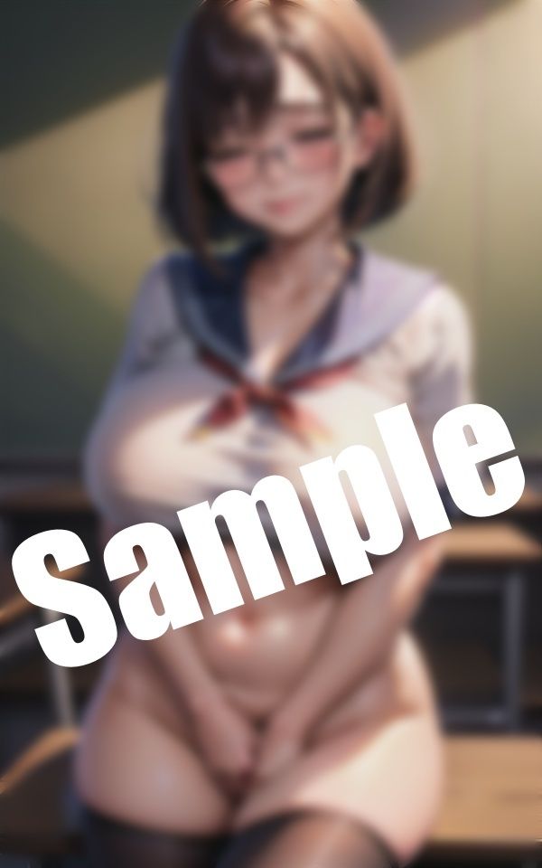 サンプル画像5:爆乳処女の妄想〜セーラー服姿のデカぱいの美少女が淫らな姿で妄想中…「エッチなことしてみたい」(妄想パラダイス) [d_406420]