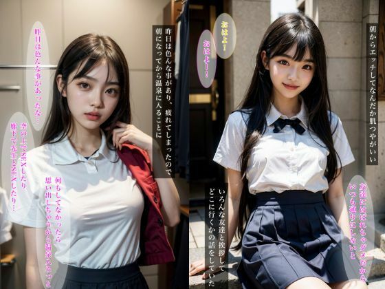 サンプル画像3:露出する女子校生 どんどん開発されていく修学旅行 後編(ぽちっとゆめぶくろ) [d_406422]