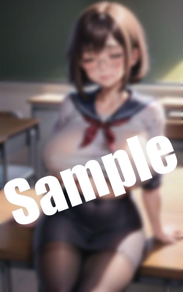 サンプル画像3:淫らな放課後〜セーラー服姿のデカぱいの美少女が恥ずかしい姿で…「おっぱい、さわってほしい」(エロ見放題タイム) [d_406423]