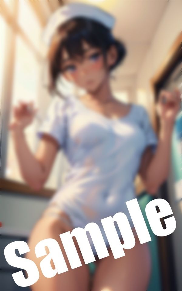 サンプル画像2:淫乱ナースの誘惑〜入院中に淫らな姿のナースに誘われて…「エッチしたくなっちゃった」(妄想パラダイス) [d_406448]