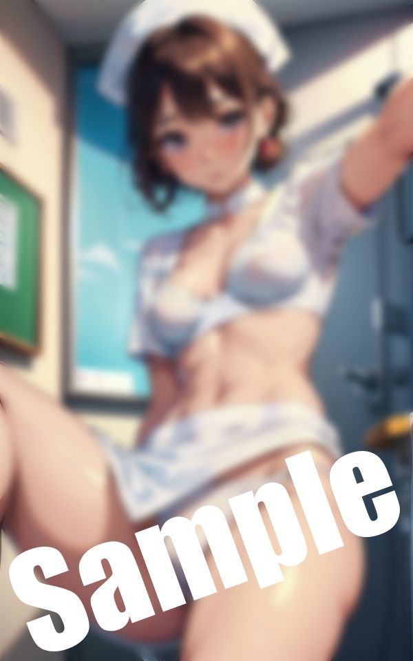 サンプル画像3:淫乱ナースの誘惑〜入院中に淫らな姿のナースに誘われて…「エッチしたくなっちゃった」(妄想パラダイス) [d_406448]