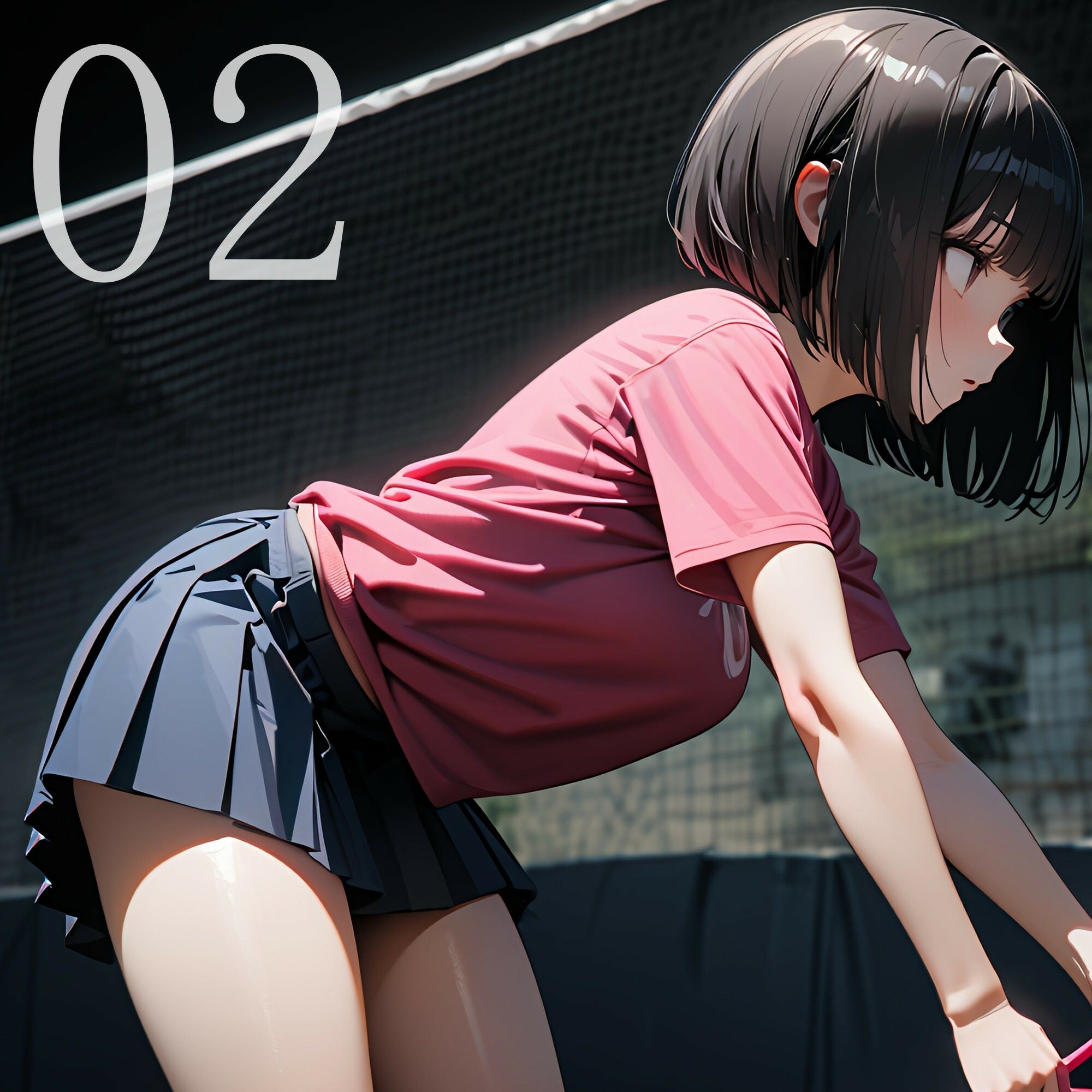 サンプル画像5:スポーツ少女 【テニス部編】(電脳戯画) [d_406450]