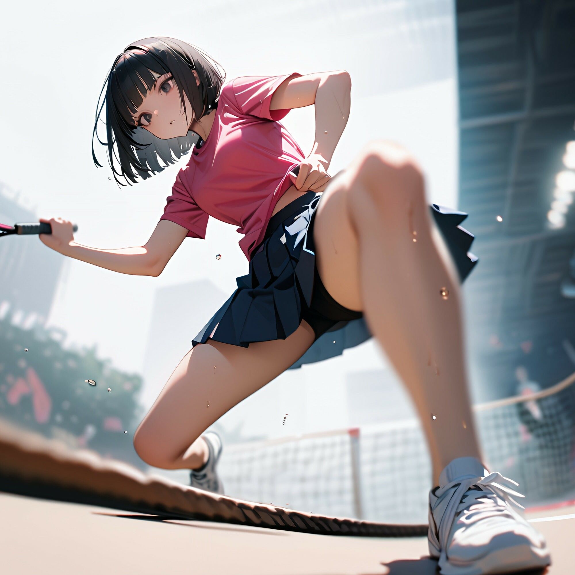 サンプル画像6:スポーツ少女 【テニス部編】(電脳戯画) [d_406450]