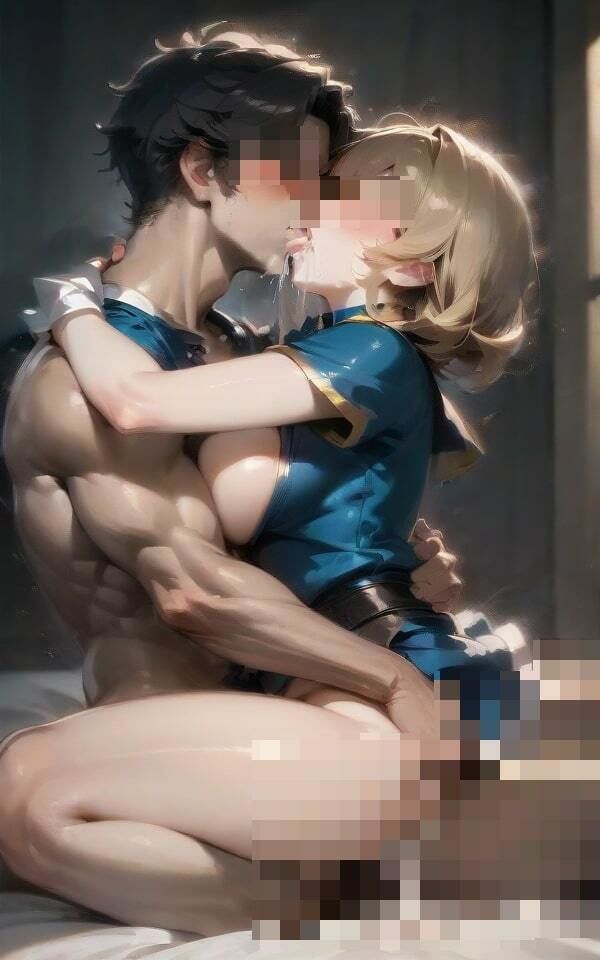 サンプル画像4:「大好きだよ・・・！！！」と言いながらキスでとろけさせてイチャラブな僕たちは何度も中出しをしてお互い求めまくった！！！溺愛ハニーは僕の精液を喜んで受け入れてくれるので、必ず孕ませる！！(変態紳士) [d_406648]