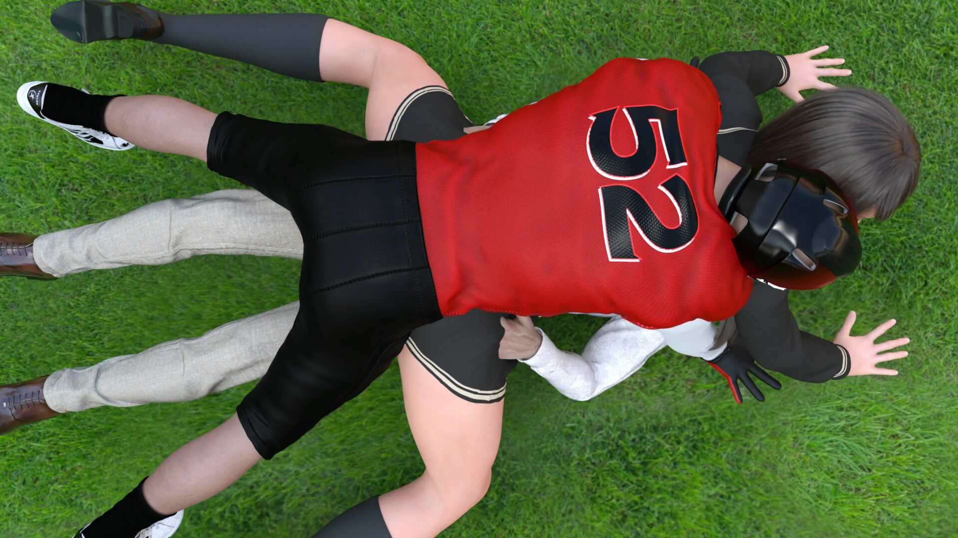 サンプル画像3:万能格闘美女『霧島愛唯（きりしまめい）』のレ○プ現場（3P2穴同時）(Ozone_Layer) [d_406842]