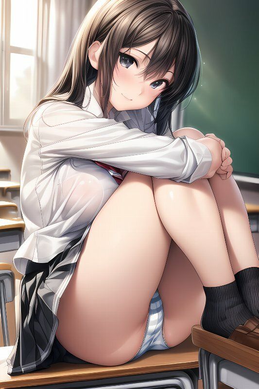 サンプル画像1:制服美少女 縞パンだらけ vol.02(きらこん工房) [d_407055]