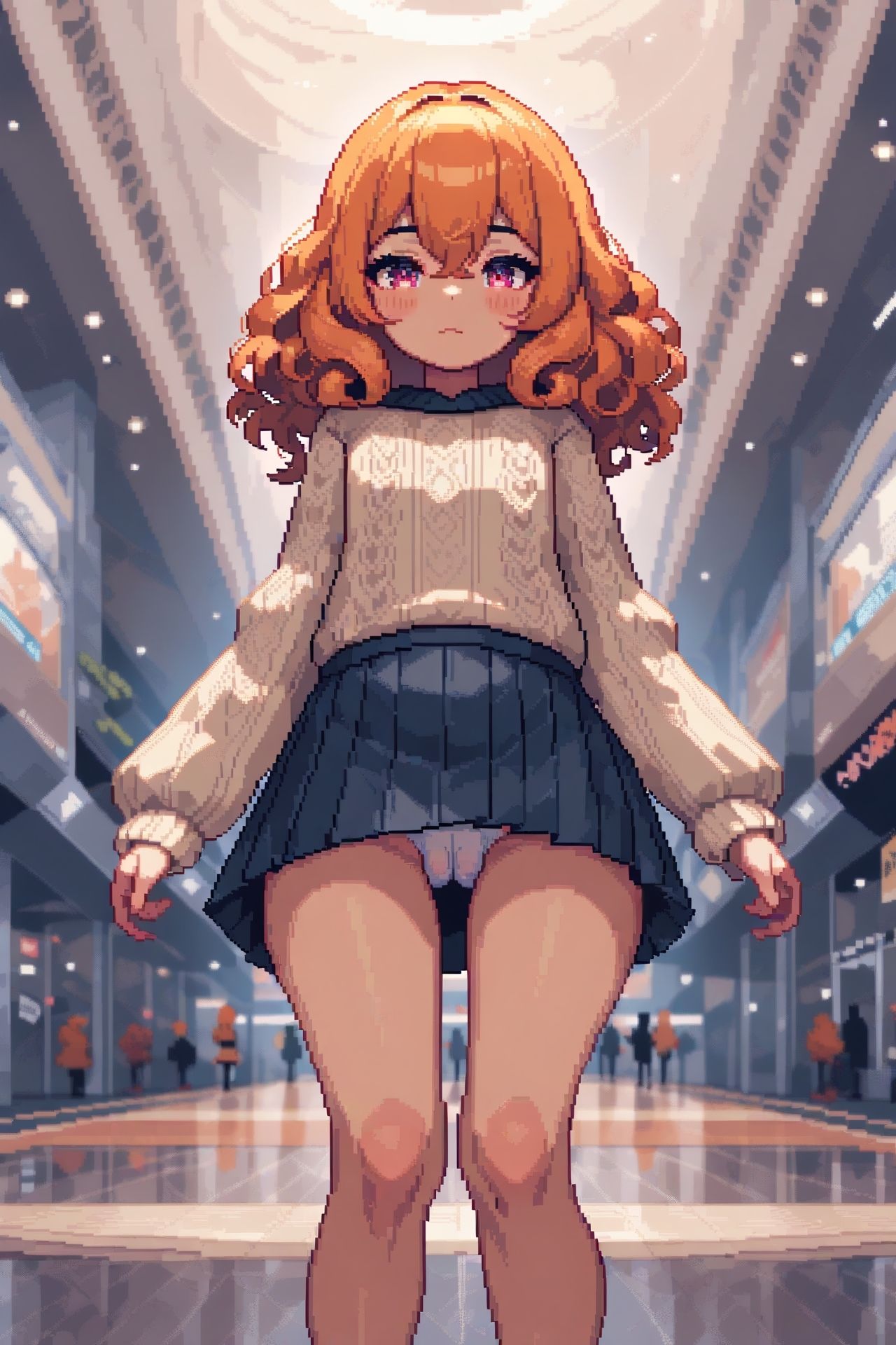 サンプル画像1:覗き見！ドット世界(ハートパイン) [d_407056]